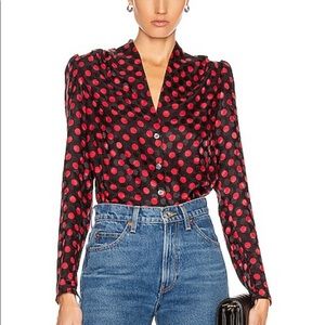 Re/Done 40’s Tailored Blouse